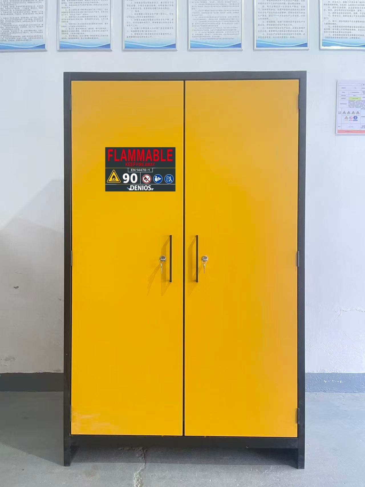 Blog công ty mới nhất về EN 14470-1 Type 90 Fire Safety Cabinet by WUXI SUPER Enhances Hazardous Storage Compliance