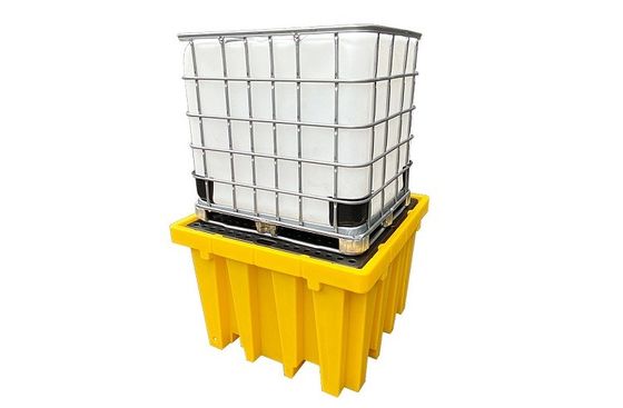Mua 4 mặt Cổ nâng nhập PE Pallet L1380 W1380 H900mm 385Gallon sản xuất trực tuyến