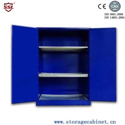 Mua Blue Chemical Liquid Sulfuric Corrosive Storage Cabinet With 2 Doors sản xuất trực tuyến
