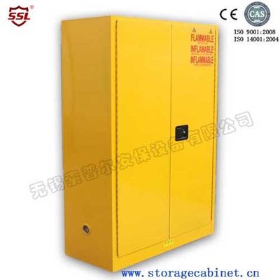 Mua Yellow Drum Flammable Storage Cabinet With Galvanized Steel Shelving sản xuất trực tuyến