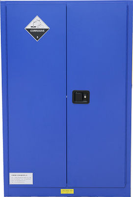 Mua 3-Point Self-Latching Blue Corrosive Storage Cabinet For Hydrochloric Acid Non Sparking sản xuất trực tuyến