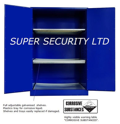 Mua 2 Door Lockable Corrosive Safety Storage Cabinets With 3 Plastics Trays / Zinc Lever Lock sản xuất trực tuyến