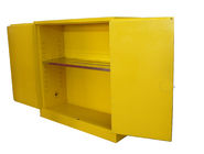 Lab Safety Flammable Liquid Storage Cabinet With Paddle Lock , Hazardous Storage Cabinets
