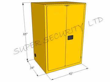 Industrial Metal Safety Flammable Storage Cabinet For Oil , Chemical Liquid