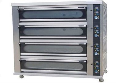 4 Deck 8 Trays Commercial Baking Oven Digital Display Ceramic Heating Deck Oven for Bread